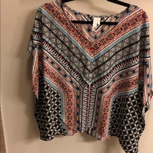 Pink Owl Patterned Blouse